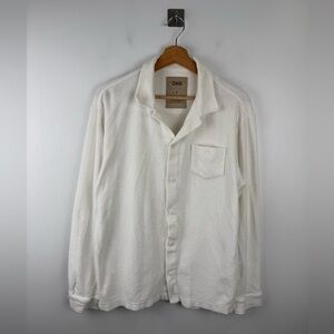 OAS Men Terry Camisa Long Sleeve Shirt Size Medium